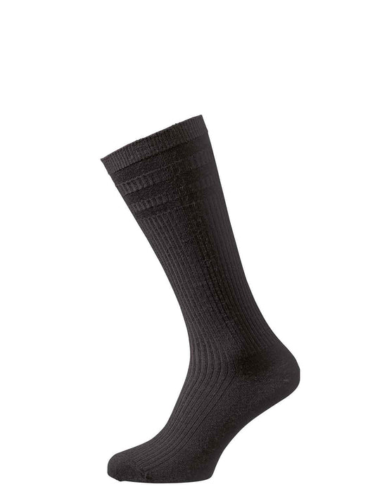 Lightweight Men's Crew Socks (12 pack), Size 6-12, Black
